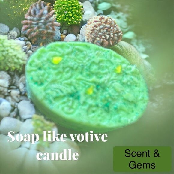 SCENT & GEMS, FLOWER BUD VOTIVE CANDLES! - Picture 6 of 7
